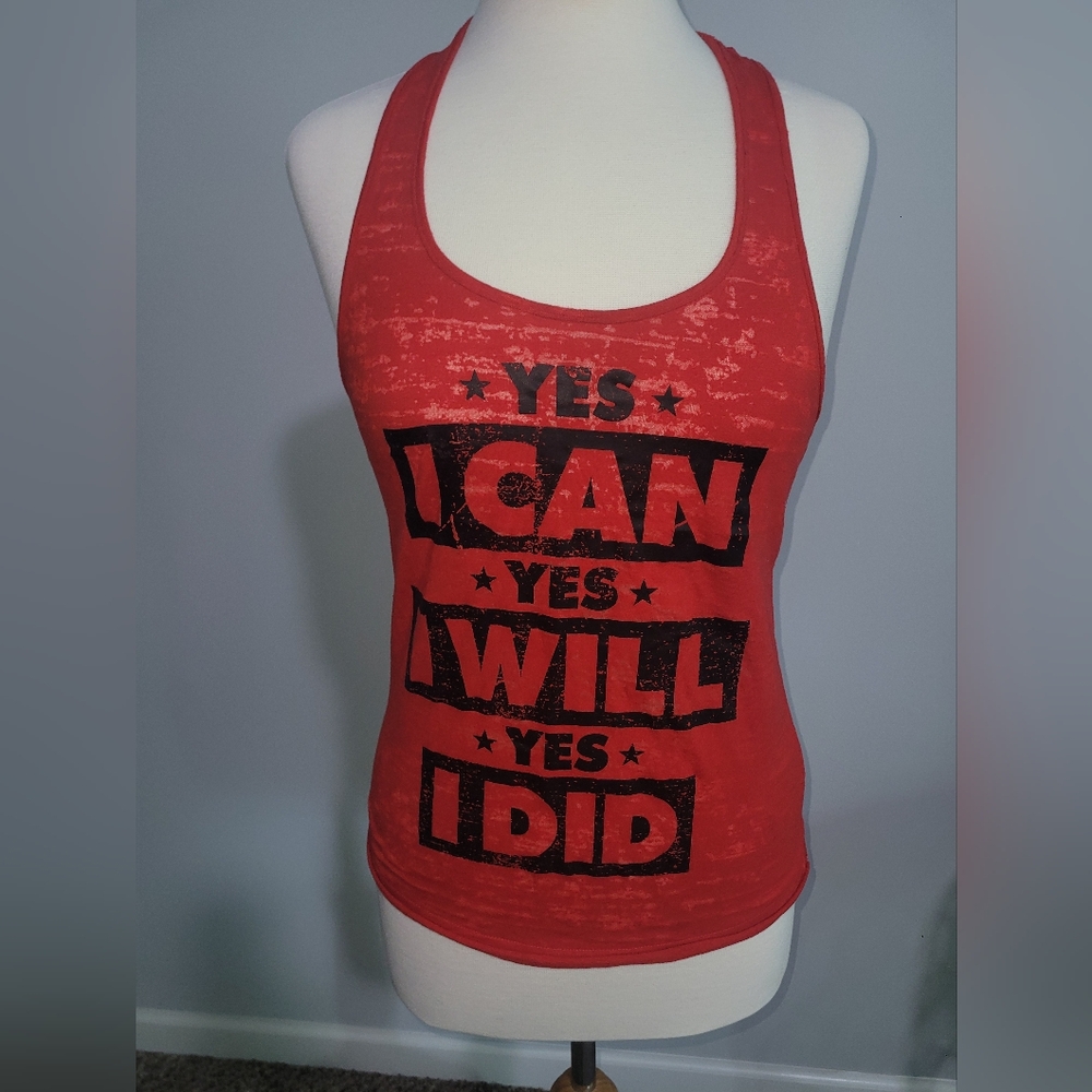Zumba Yes I Can RACERBACK TANK